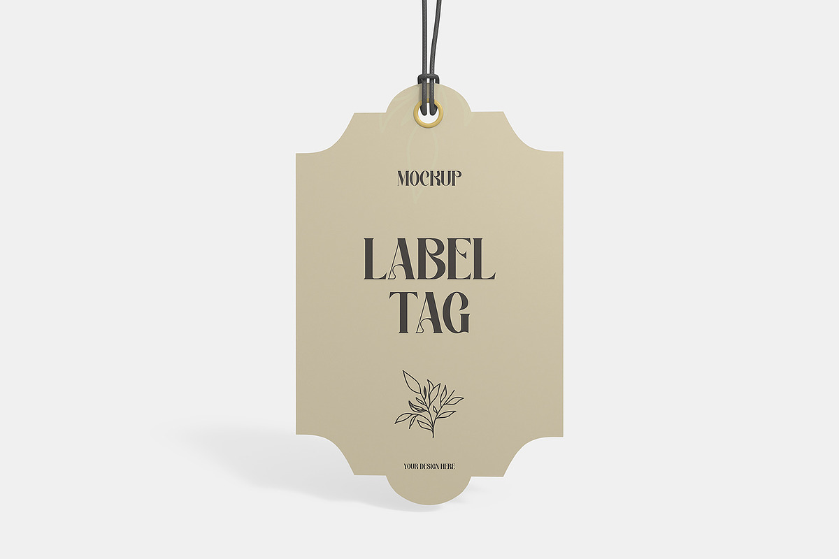 Minimal Price Tag Label Mockup, a Product Mockup by graphypix (Photo 1 of 4)