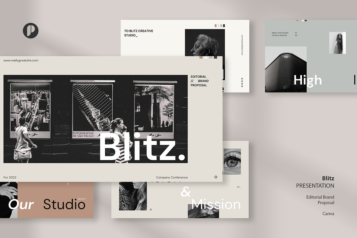 Blitz - Brand Proposal Presentation, a Presentation Template by peterdraw (Photo 1 of 7)