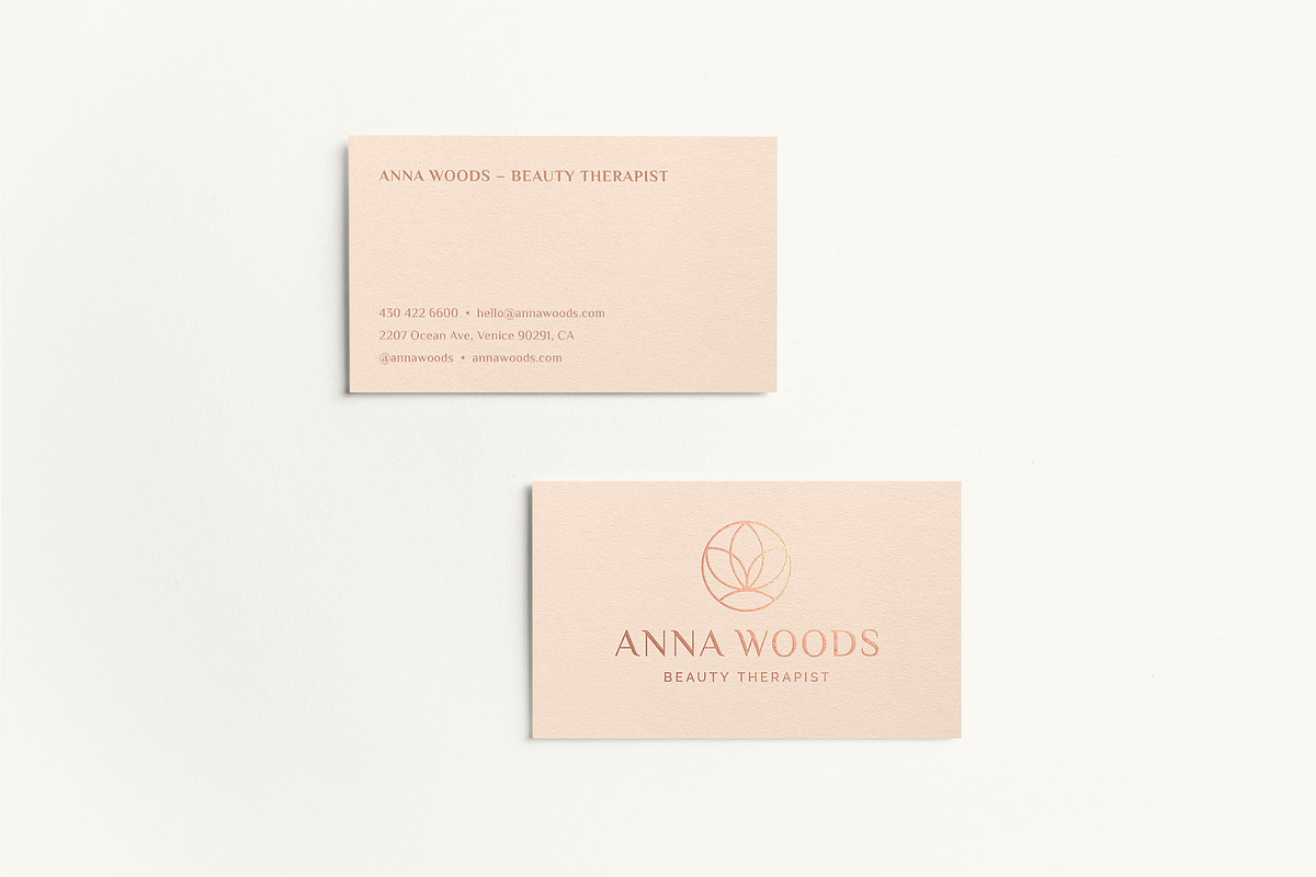 Minimal Yoga Flower Logo I Branding, a Branding & Logo Template by GudBrand Studio (Photo 4 of 9)