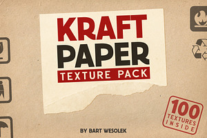 100 Kraft Paper Textures