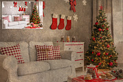 Retro Christmas EFFECTS & BRUSHES PS, a Layer Style Add-On by Alexiva (Thumbnail 13 of 14)