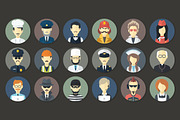 Flat Occupation Icons Set, an Icon by Alex Serada (Thumbnail 2 of 3)