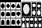 Silhouette Frames PNG Photo Overlays, a Background Graphic by Chipshpow Graphics (Thumbnail 2 of 10)