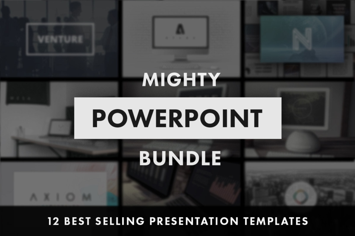 Mighty PowerPoint Pack, a Presentation Template by Tugcu Design Co. (Photo 1 of 12)
