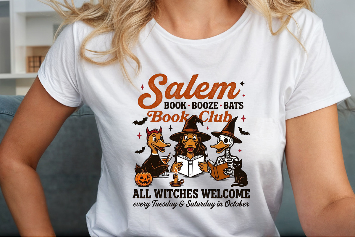 Book Lover Halloween -Goose Reading, a Work Illustration by Sublimation Artist (Photo 5 of 9)