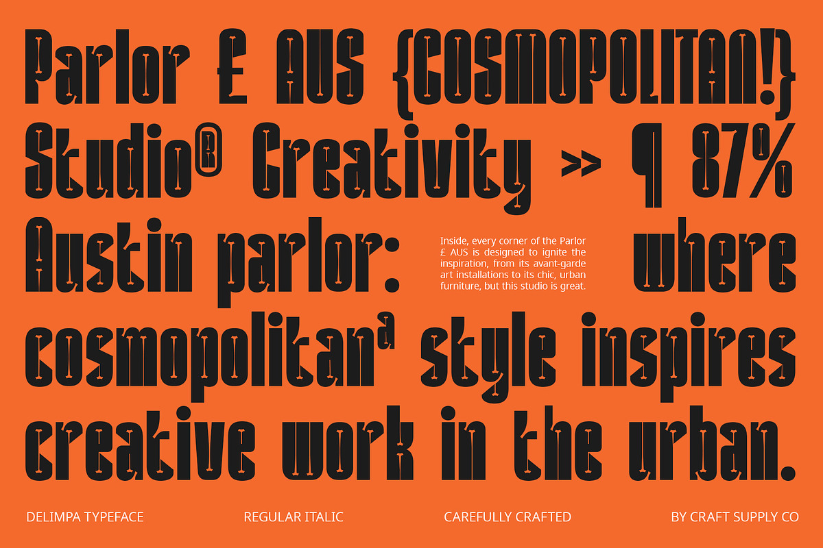 Delimpa – Inktrap Font, a Sans Serif Font by Craft Supply Co. (Photo 5 of 8)