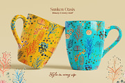 Sunken Oasis Prints & Patterns, a Pattern Graphic by GND ART STUDIO (Thumbnail 7 of 8)