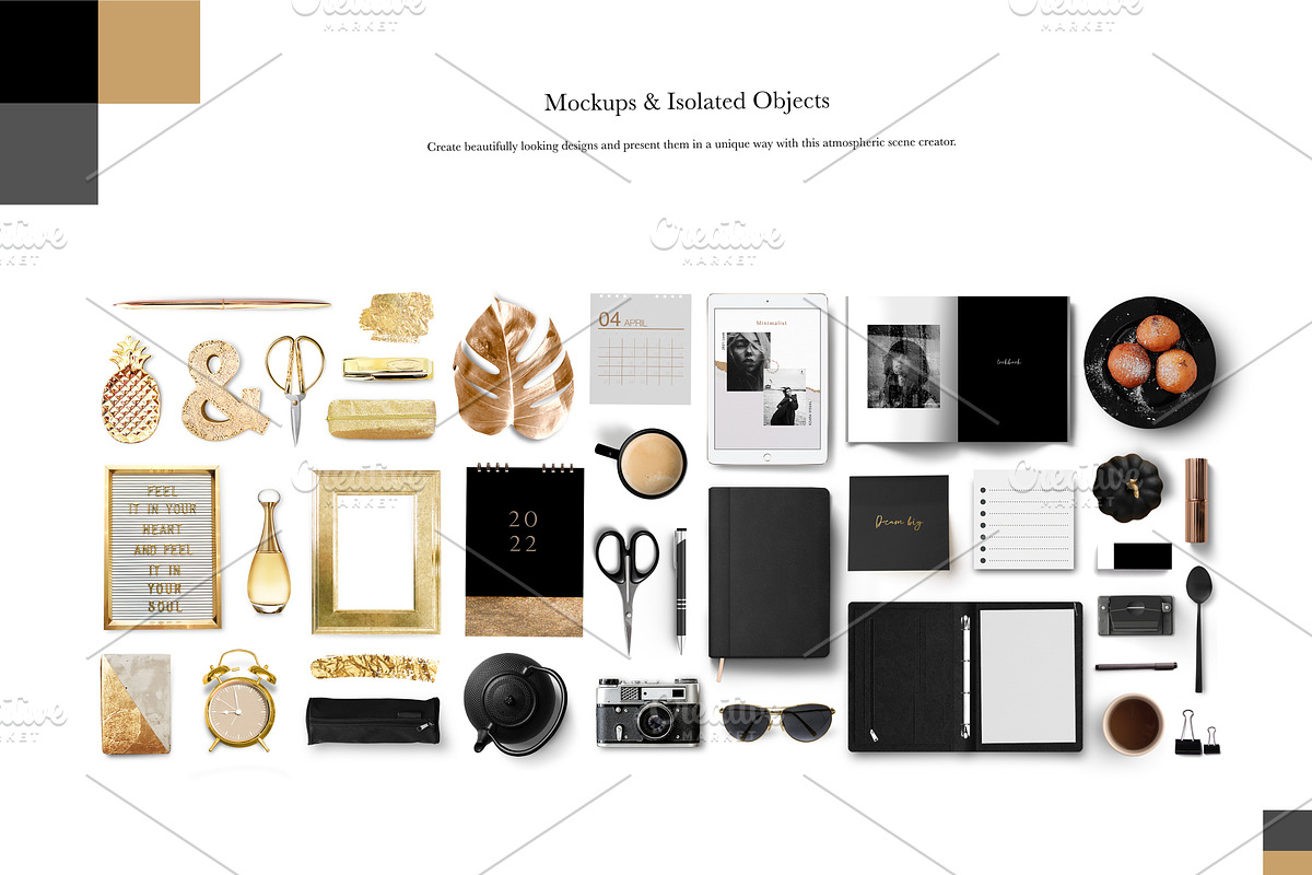 Mega Scene creator Bundle, a Books & Magazine Mockup by Kzara Visual Concepts (Photo 5 of 19)