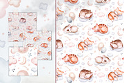 Sweet dreams watercolor collection, an Animal Illustration by Peace ART (Thumbnail 14 of 17)