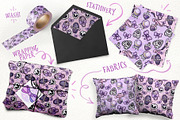 Kawaii Spooky girl seamless patterns, a Pattern Graphic by Sonch' s Curiosities (Thumbnail 2 of 3)