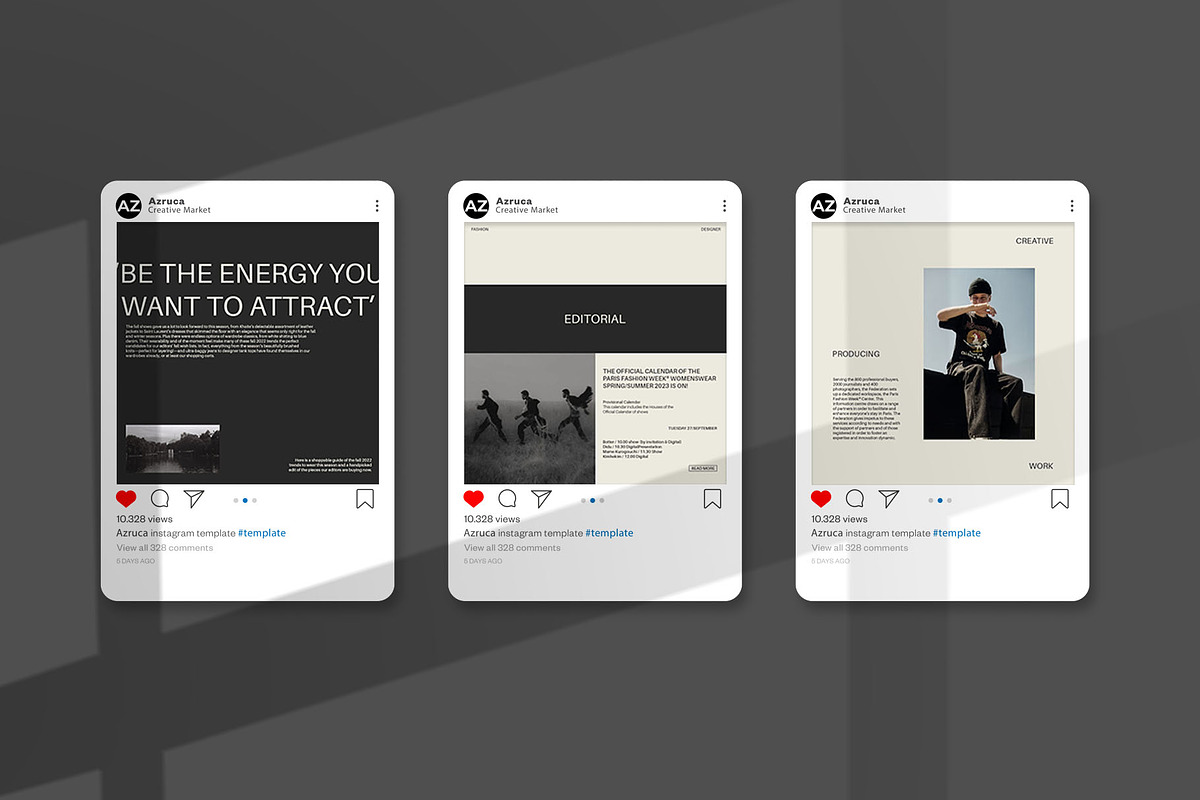 Alohomora Instagram | PSD Template, a Social Media Template by Azruca (Photo 8 of 8)