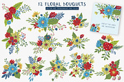Rainbow Bloom - Floral Collection, an Illustration by Anna Ivanir (Thumbnail 2 of 6)