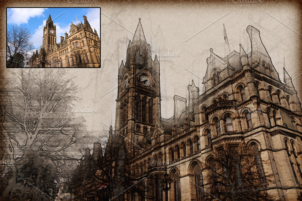 Sketch Photoshop Action, an Action Add-On by GrafxFun (Photo 5 of 5)