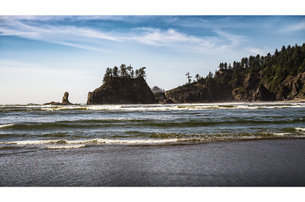 La Push Second Beach with sea stacks, a Nature Photo by Nick Fox