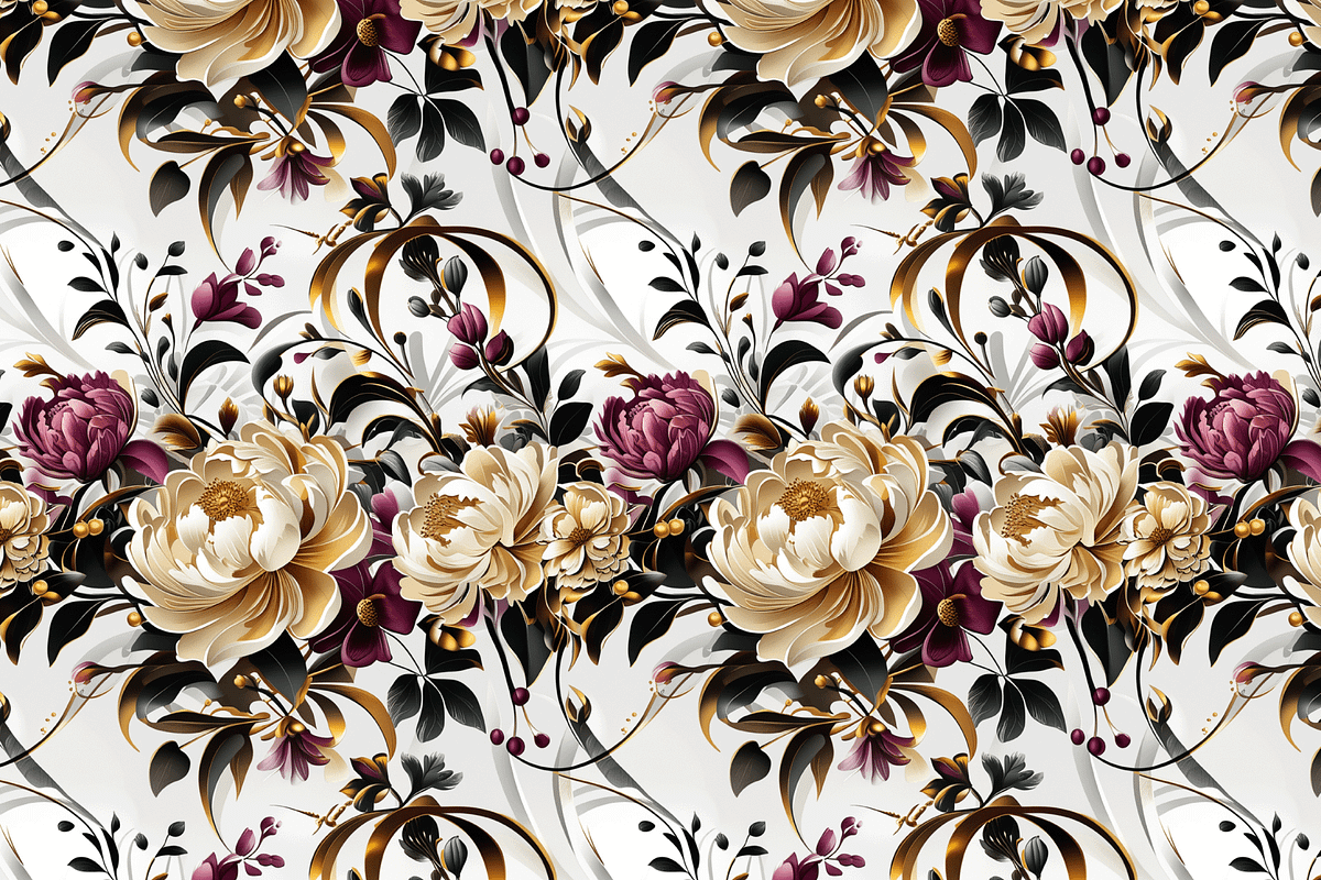 Royal Garden - Floral Patterns, a Pattern Graphic by Art Sproot (Photo 9 of 9)