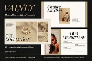 Vainly Google Slides Template, a Presentation Template by ShowUp! Studio