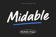 Midable - Bold Logo Marker Font