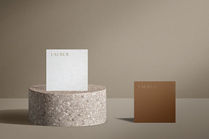 Laurus - Square Cards Mockups