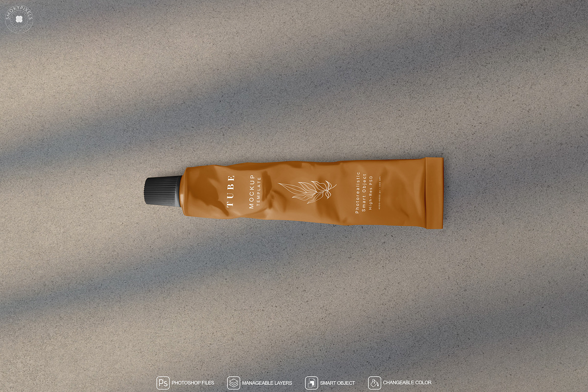 Tube Mockup, a Packaging Mockup by SmokyPixels (Photo 4 of 6)