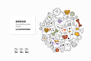 Dog illustrations