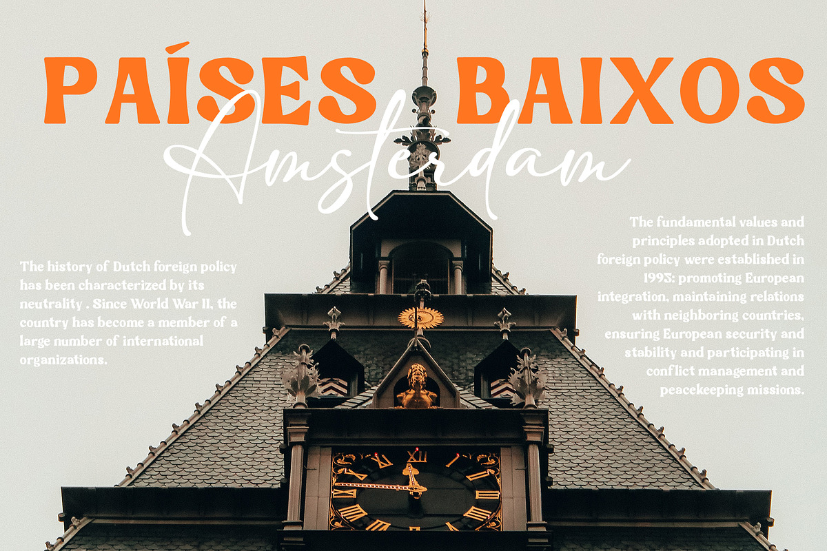 Fine Orange - Retro Bold Typeface, a Serif Font by RagamKata (Photo 3 of 10)