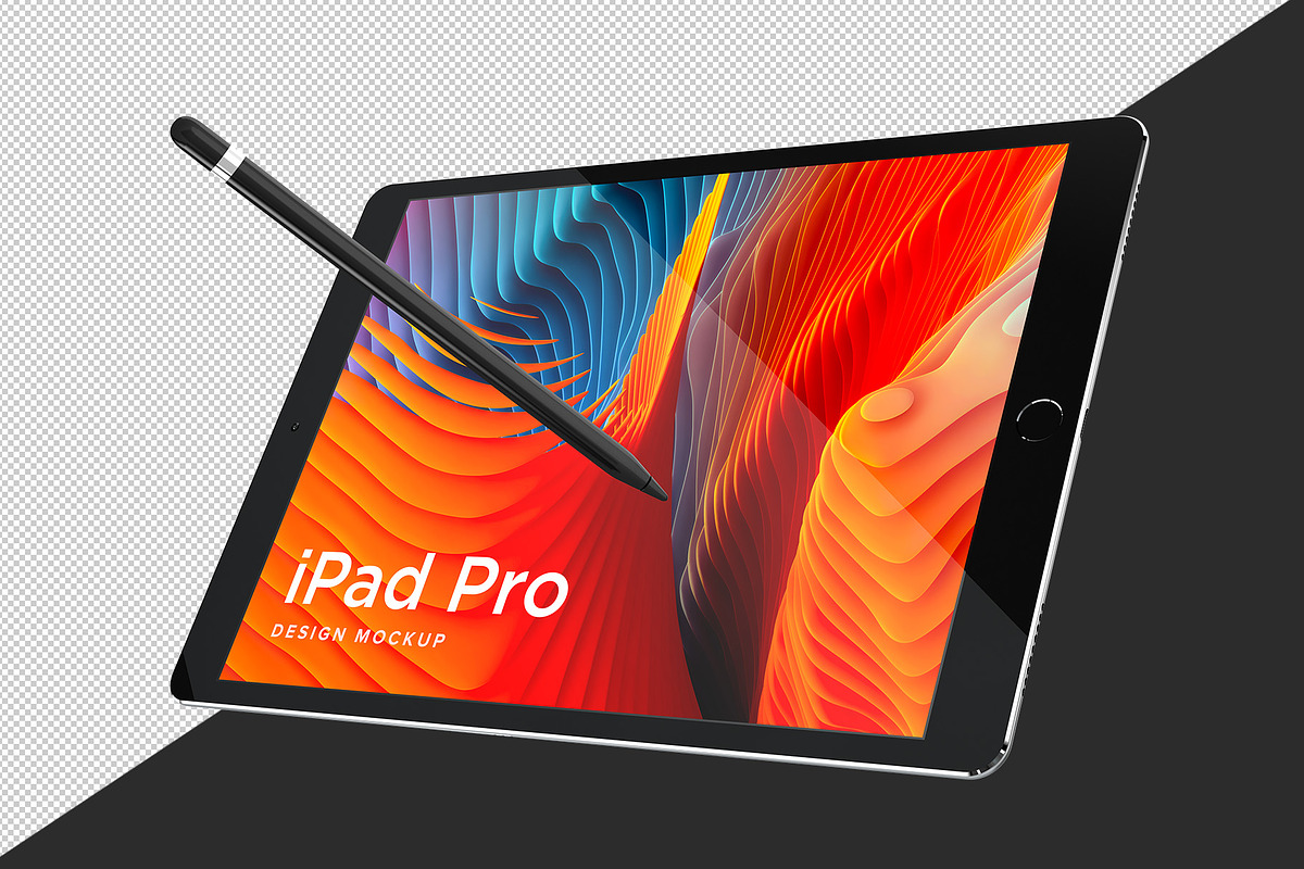 iPad Pro Design Mockup, an iPad Mockup by illustrated (Photo 5 of 11)