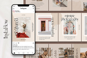 InstaFlow - Carousel Post Templates