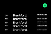 BrantFord Display Typeface, a Sans Serif Font by Foxtype (Thumbnail 4 of 6)