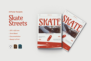 Skate - Poster, a Poster Template by VUNIRA