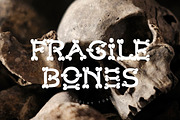 Fragile Bones, a Font by chekart (Thumbnail 1 of 9)