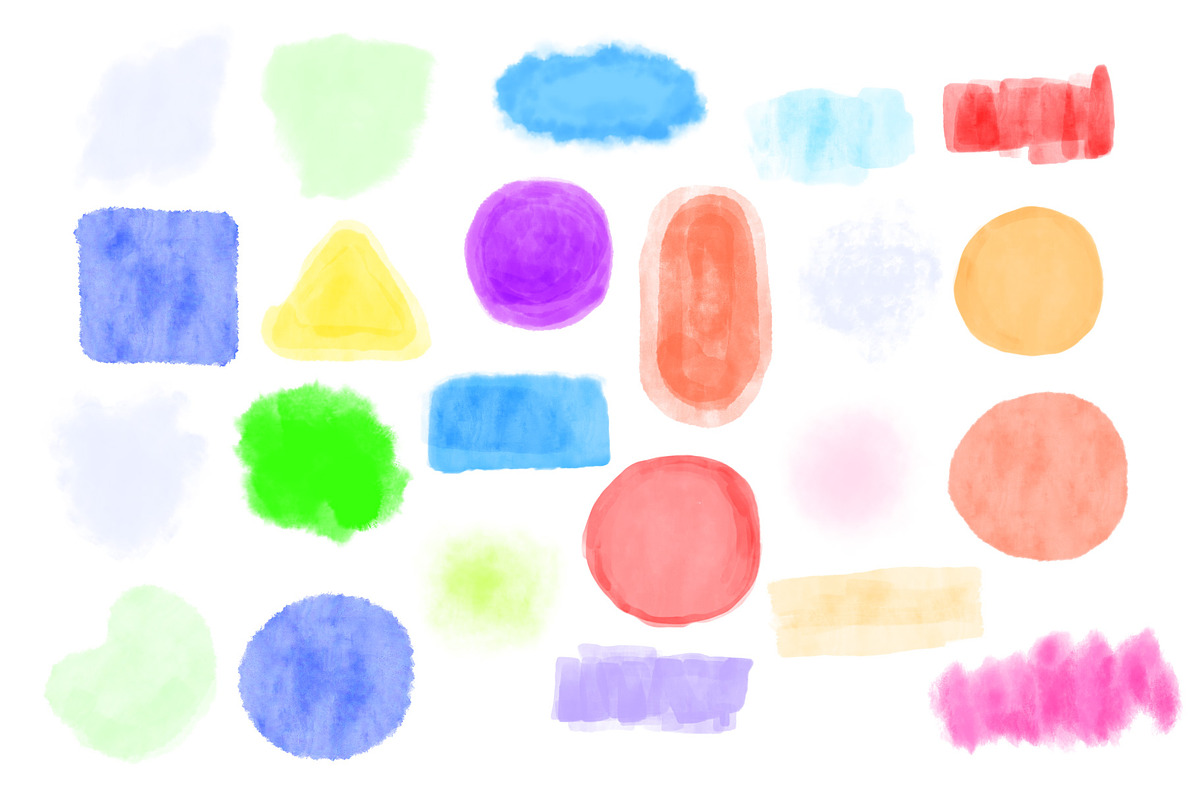 20+ Isolated Watercolor Cliparts, a Decorative Illustration by UoaHH (Photo 3 of 3)