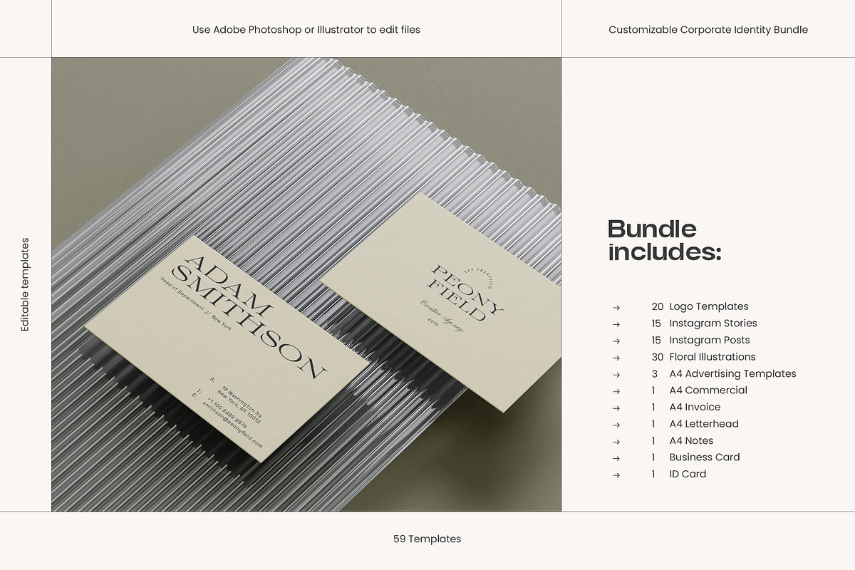Floral Brand Bundle, a Social Media Template by iStar Design (Photo 11 of 15)