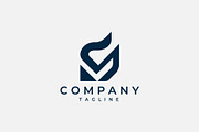 Abstract SM Monogram Logo, a Branding & Logo Template by Vectorium Studio (Thumbnail 1 of 2)