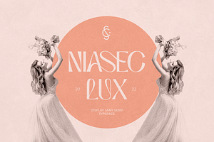 Niasec Lux Elegant Display Font