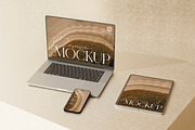 DEVICE MOCKUPS | Macbook iPad iPhone, a Device Mockup by yuliyuri.studio (Thumbnail 5 of 7)