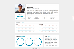 Redax - Simple OnePage CV Resume