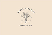 6 Vintage Hand Drawn Bakery Logos, a Branding & Logo Template by GudBrand Studio (Thumbnail 1 of 8)