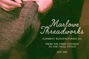 Tenuelle Hand-Stitched Script Font, a Script Font by gafaroff studio (Thumbnail 4 of 10)
