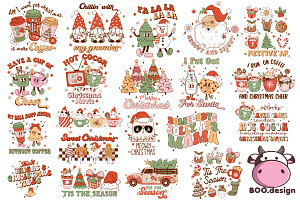 Retro Christmas Design Bundle