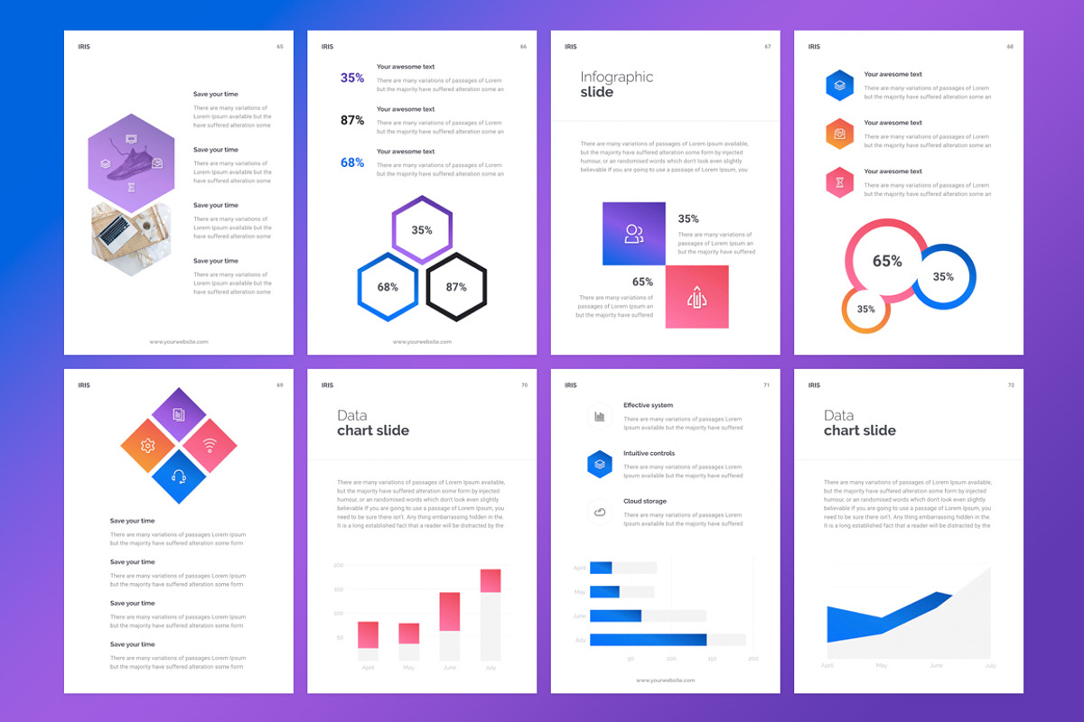 A4 | 18 Vertical Templates Bundle, a Presentation Template by Vladislav Muslakov (Photo 9 of 15)