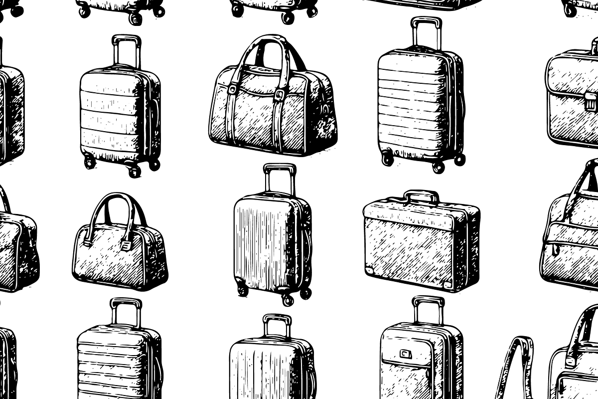 Vintage Luggage Collection, an Object Graphic by RT Studio (Photo 4 of 4)