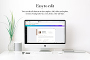 Modern Business CV Template | Canva, a Resume Template by Lux Resume (Thumbnail 7 of 9)