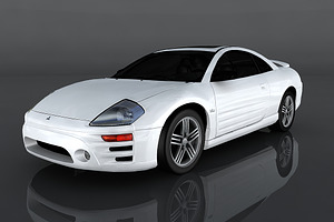 2003 Mitsubishi Eclipse GTS, a Cars & Vehicle 3D Model by valtriiu
