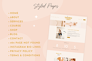 Squarespace Template Sunshine Vibes, a Squarespace Template by Design Pixie (Thumbnail 5 of 8)