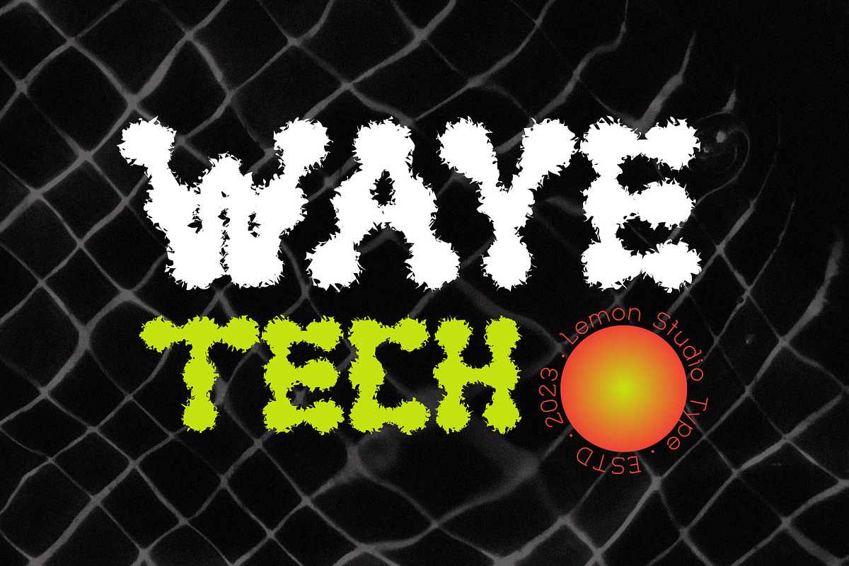 Waye Tech - Futuristic Symbol, a Symbol Font by Lemon Studio Type (Photo 1 of 6)