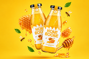 Honey Sunday Playful Display Font, a Sans Serif Font by Vadovastd (Thumbnail 8 of 11)