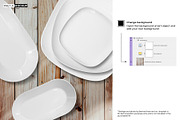 Ceramic Plates, Bowls Mockup, a Household Mockup by Pret-a-Mockup (Thumbnail 3 of 10)