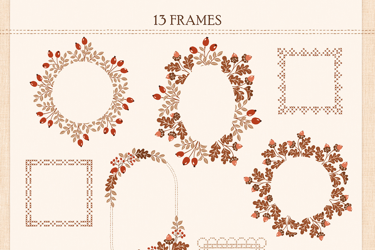 Heritage Autumn Pattern Collection, a Pattern Graphic by PATTERNS etc. (Photo 10 of 11)