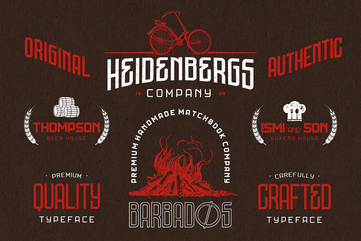 Gibsons Font Collection preview 3