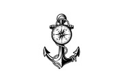 Nautical Anchor Compass Bundle, an Illustration by Creativeshirt (Thumbnail 22 of 31)